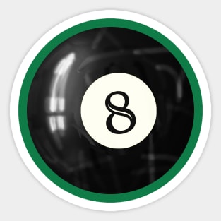 8 Ball Sticker